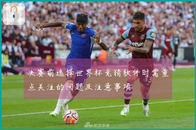决赛前选择世界杯竞猜软件时需重点关注的问题及注意事项