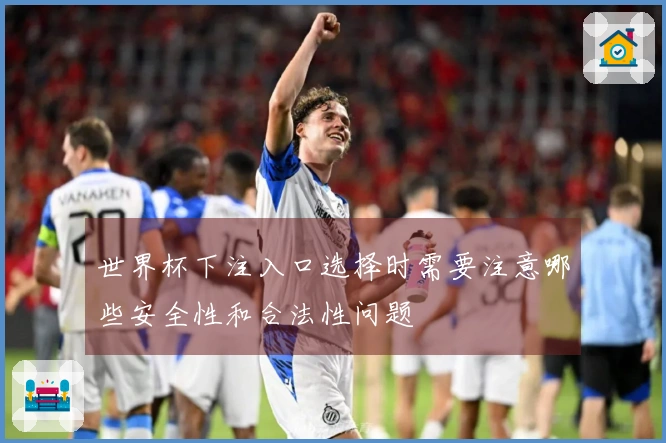 世界杯下注入口选择时需要注意哪些安全性和合法性问题
